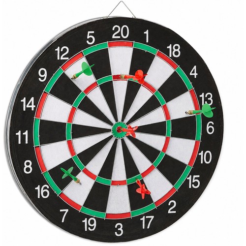 Dartscheibe mit pfeile