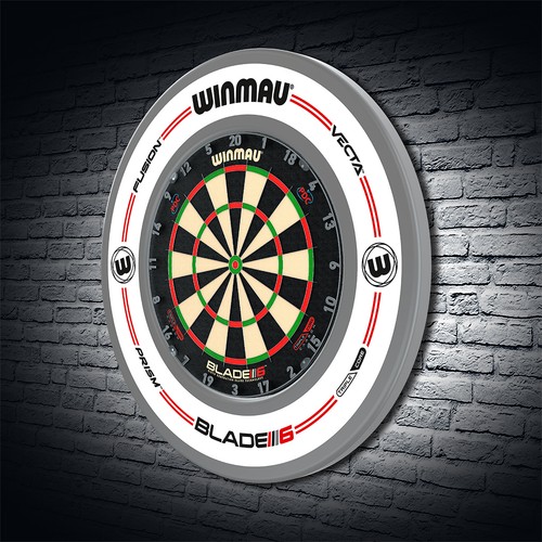 Winmau surround pro - pro-line, white