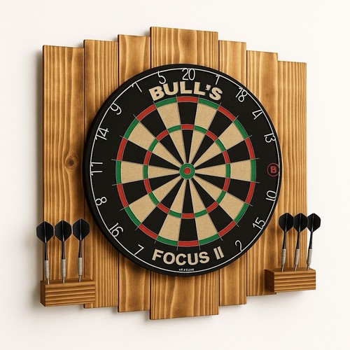 Wooden dartboard surround - wooden, |