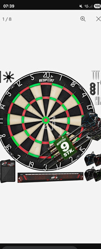 Resp dartboard set - dartboard, sisal